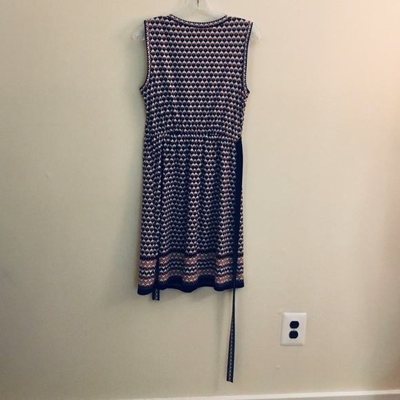 MAX STUDIO Printed Faux Wrap Dress (Size S) - Picture 6 of 8